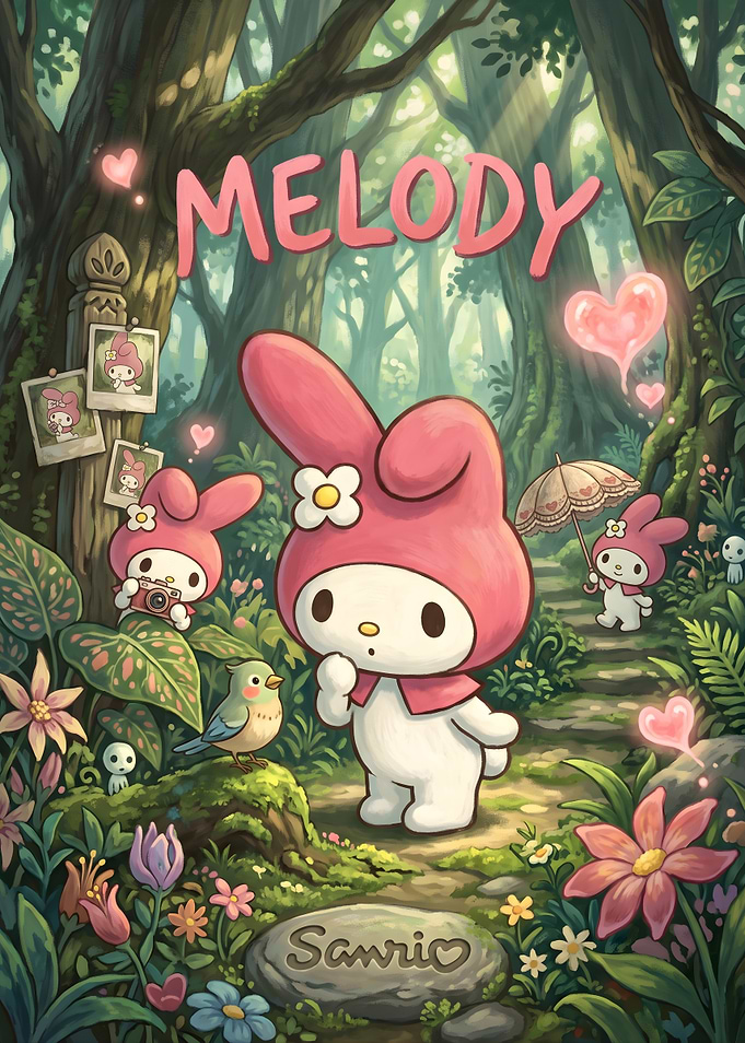 My Melody Enchanted Forest Scene