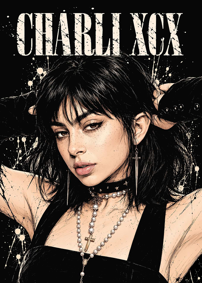 Charli XCX Portrait Poster