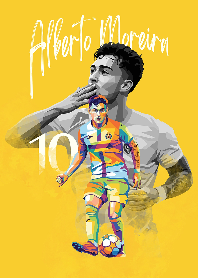 Alberto Moreira Villarreal Soccer Poster