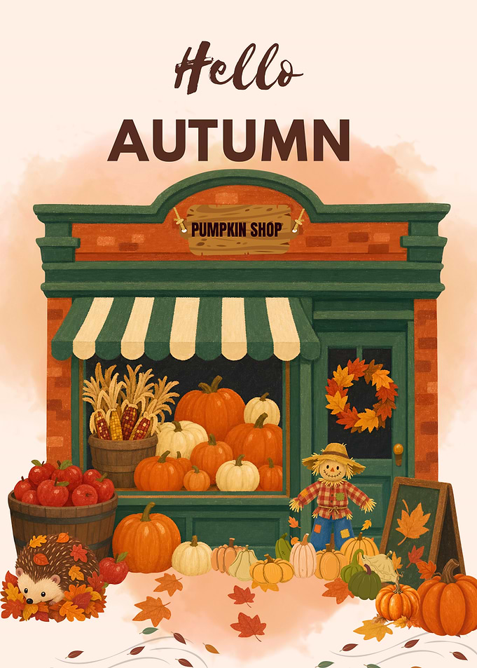 Hello Autumn Pumpkin Shop