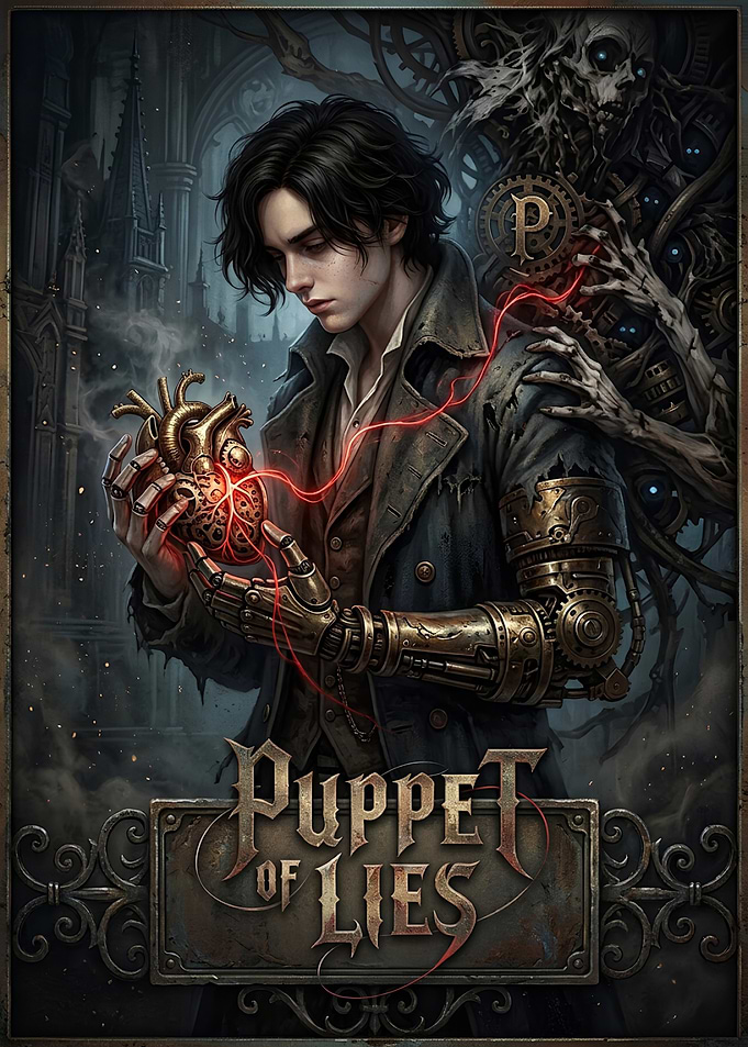 Puppet of Lies Steampunk Fantasy Poster