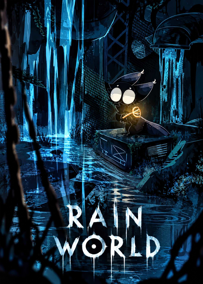 Rain World Slugcat Poster