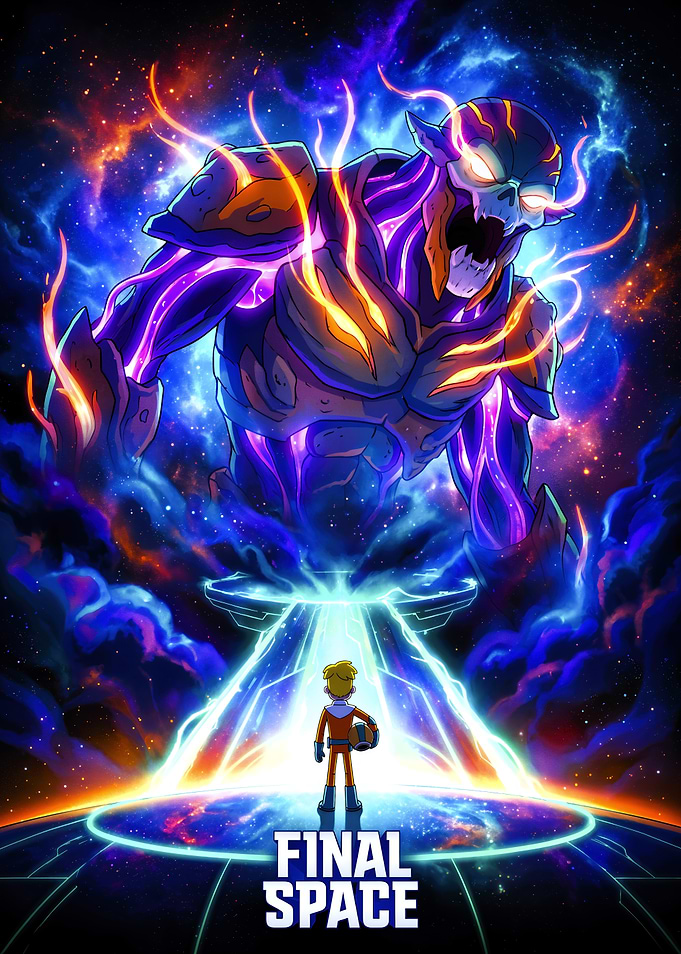 Final Space Gary and Lord Commander