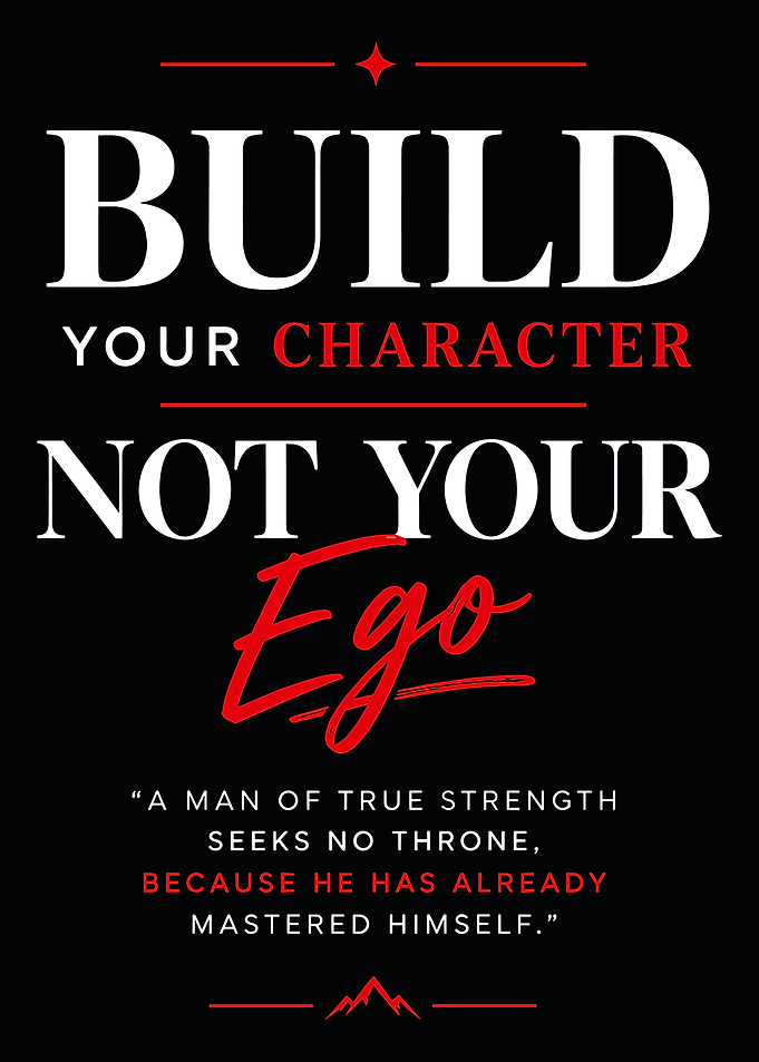 Build Your Character Motivational Poster
