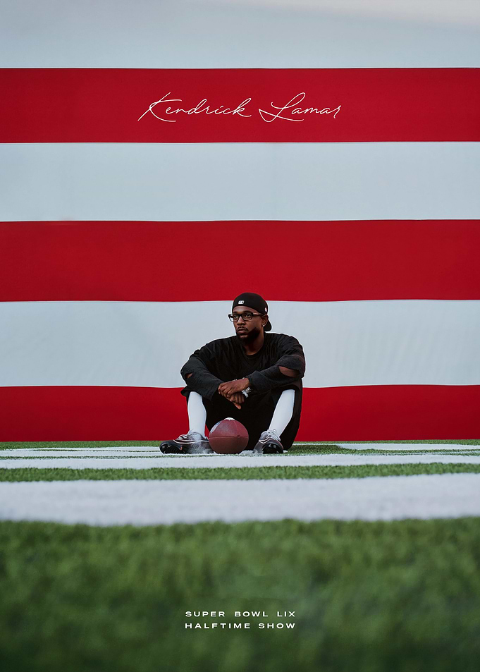 Kendrick Lamar Super Bowl LIX Poster