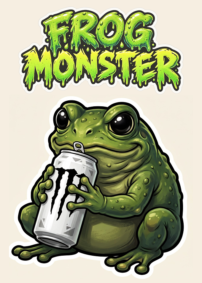 Frog Monster Energy Drink