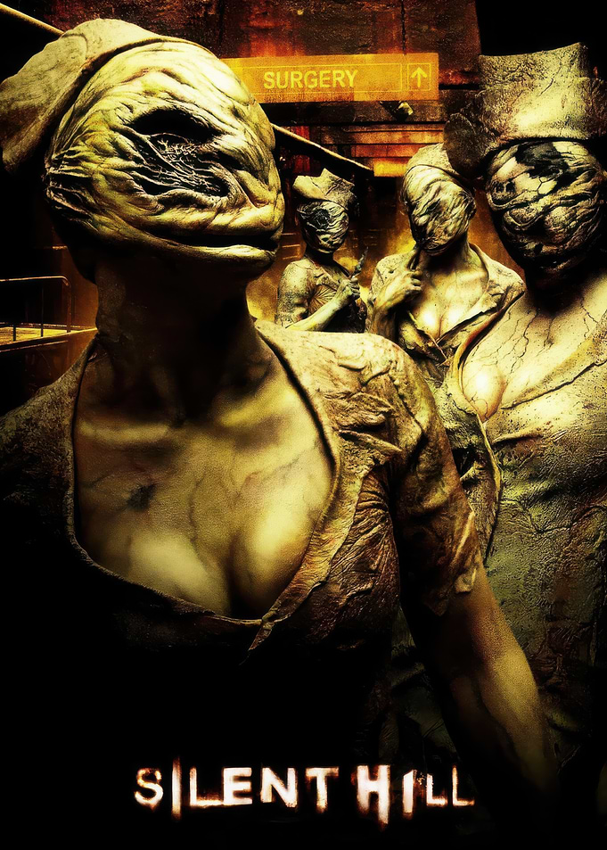 Silent Hill Nurse Horror Poster