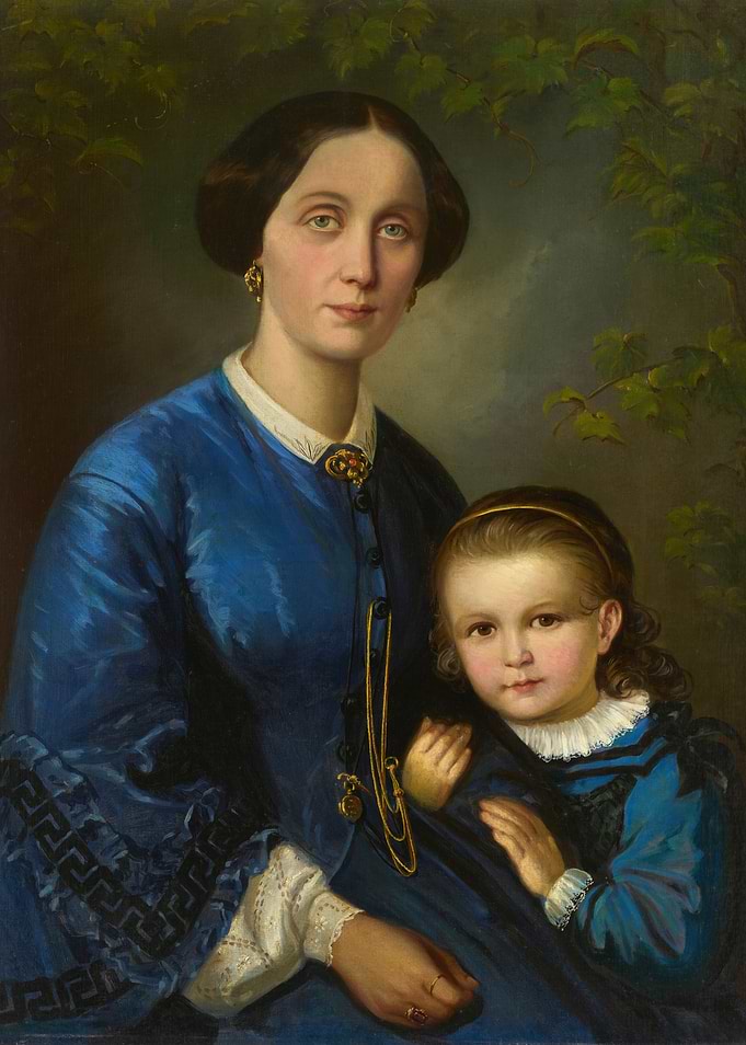 Portrait of a Mother and Child