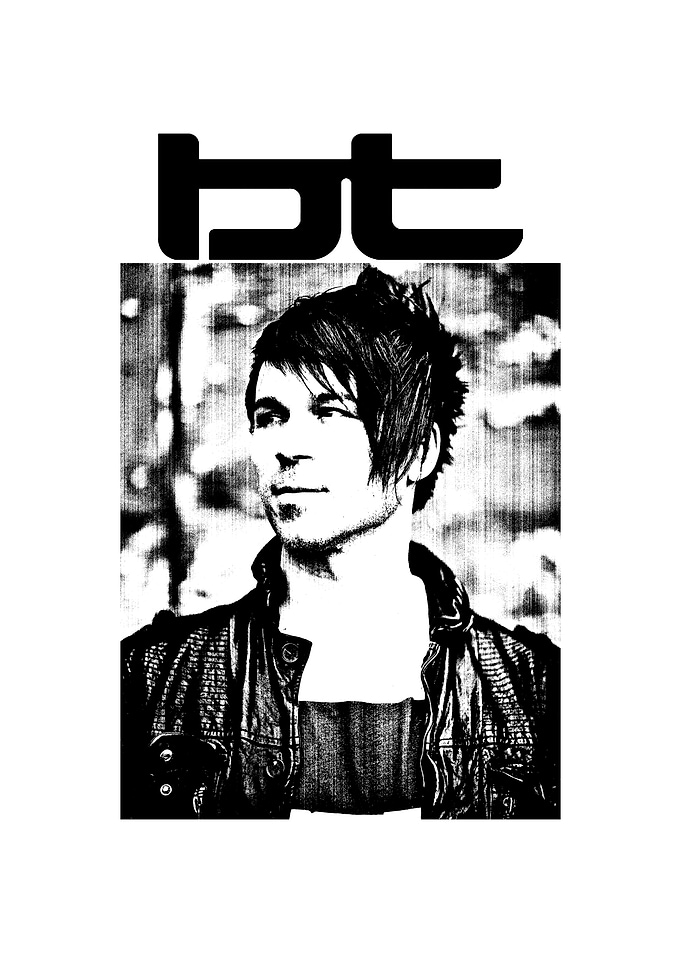 Music Artist Portrait Graphic