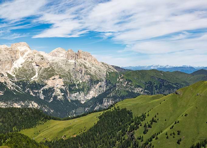 Majestic Dolomites Mountain Landscape - Col Valvacin - Buffaure