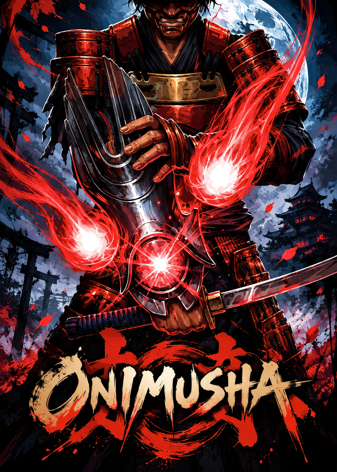 Onimusha Samurai Warrior Poster