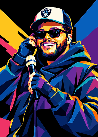 The Weeknd Pop Art Portrait