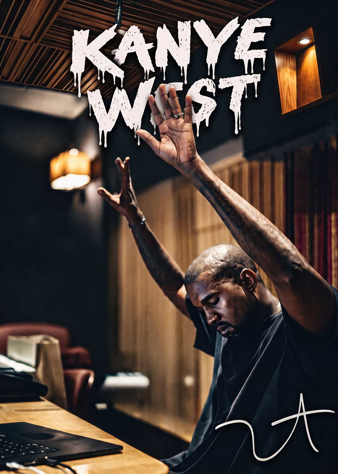 Kanye West Studio Portrait