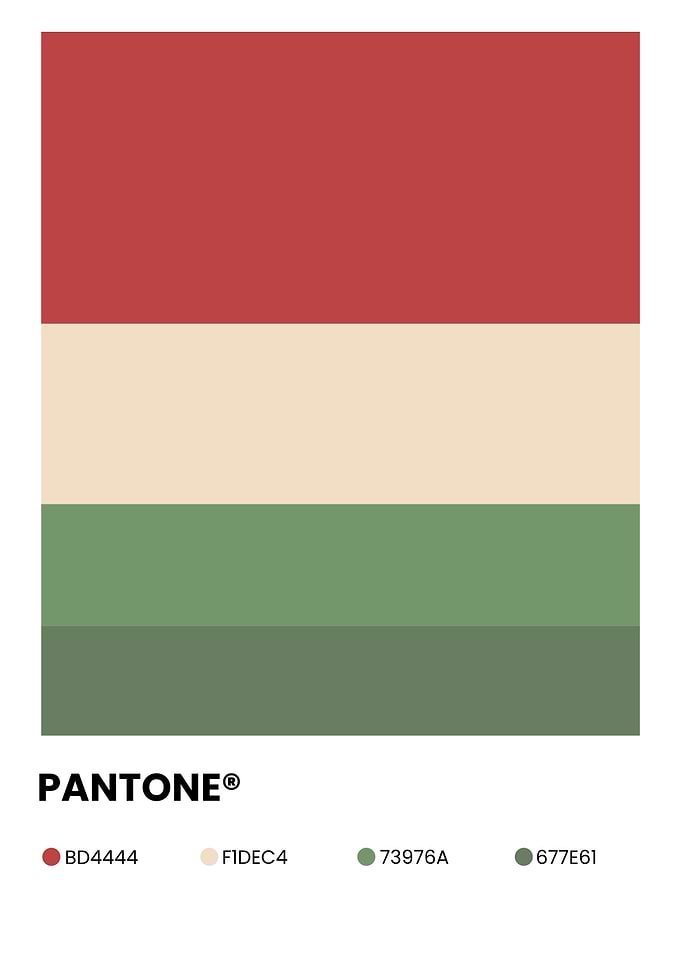 Pantone Color Palette Swatch