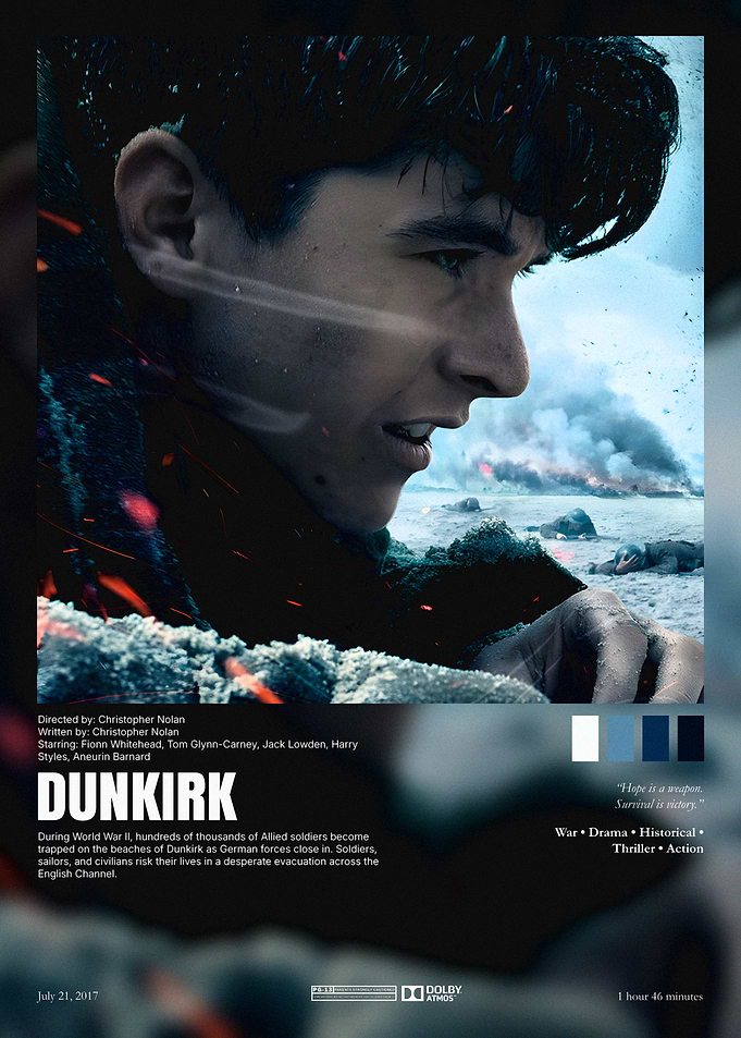 Dunkirk Movie Poster Minimalist Design