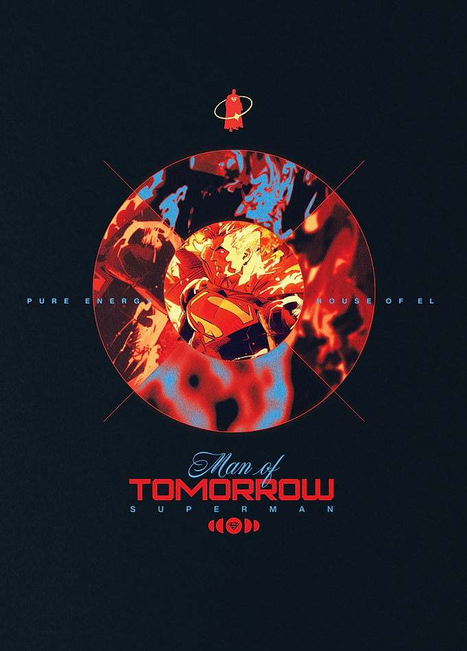 Superman – Man of Tomorrow Dark Poster
