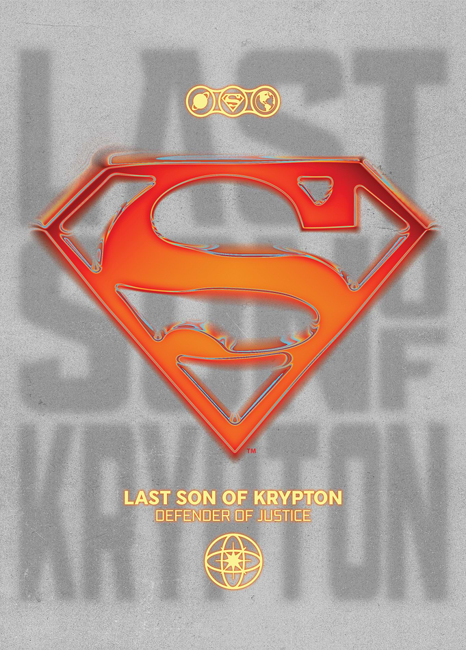 Superman – Last Son of Krypton Light Grey Poster