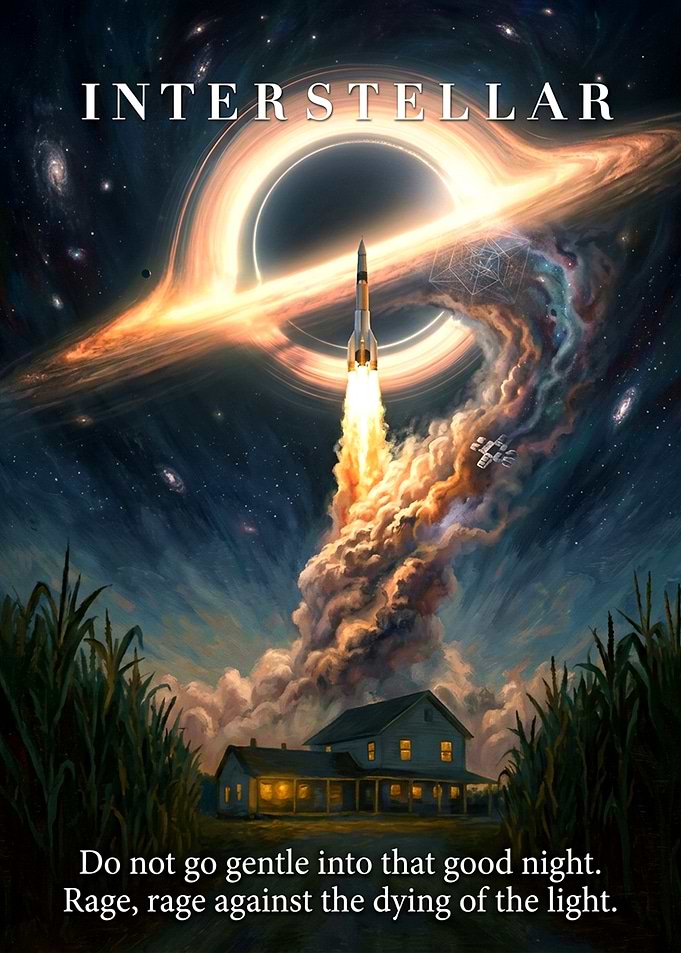 Interstellar Movie Poster Art