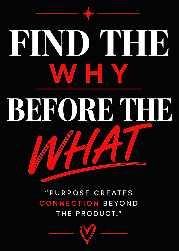 Find The Why Before The What
