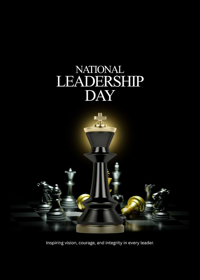National Leadership Day Chess Poster