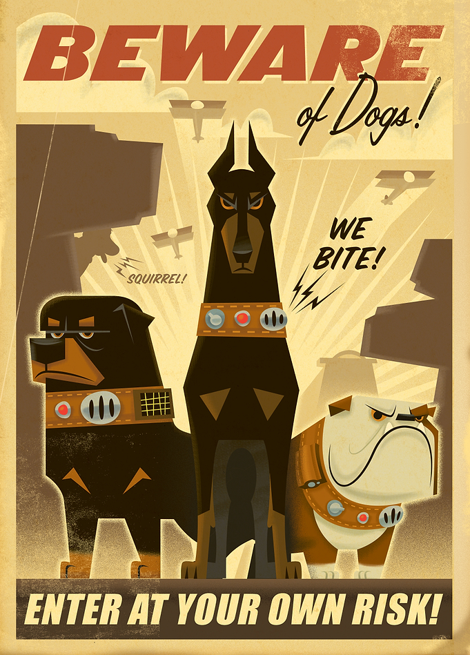 Up - Beware of Dogs!