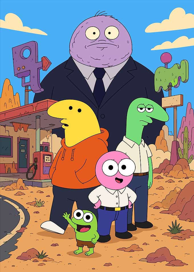 Smiling Friends Cast Poster