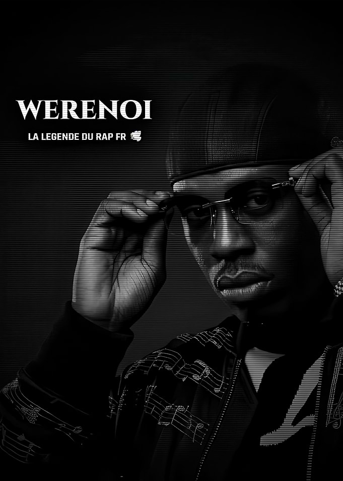 Werenoi French Rap Artist Poster