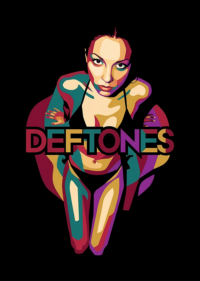 Deftones Pop Art Style Poster