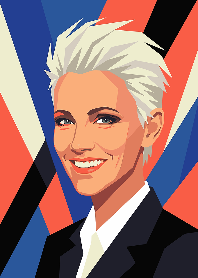 Pop Art Portrait of Marie Fredriksson