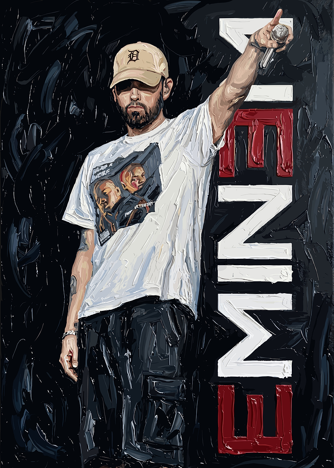 Eminem Oil Painting Portrait