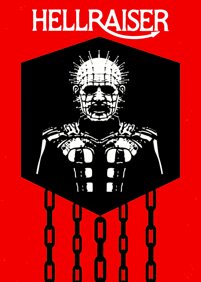 Hellraiser Pinhead Minimalist Poster