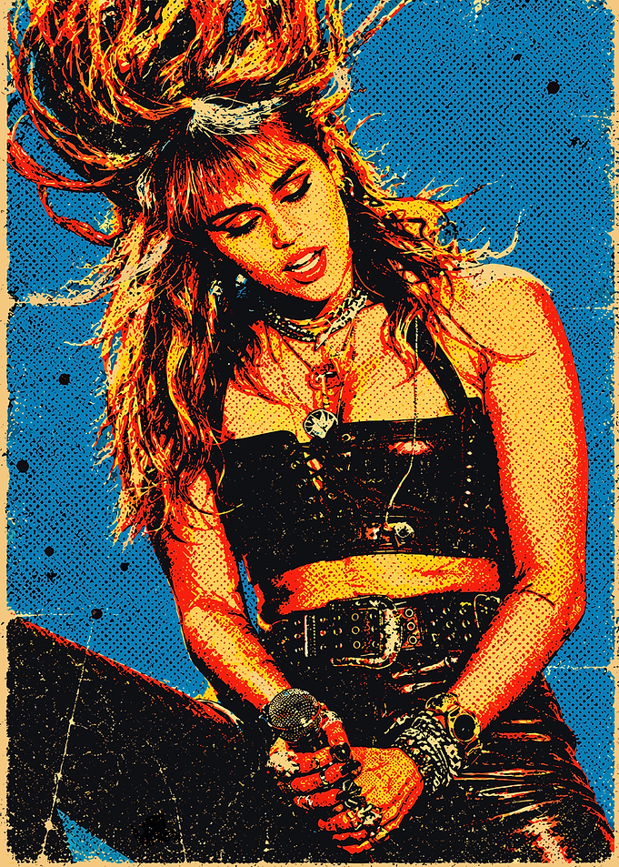Miley Cyrus Pop Art Poster