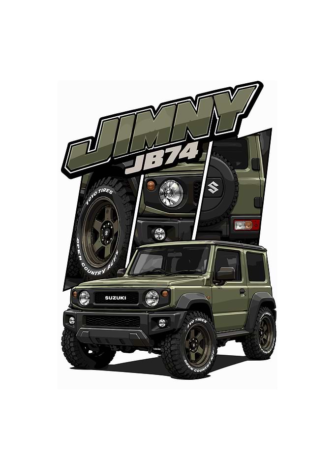 Suzuki Jimny JB74 Off-Road Illustration