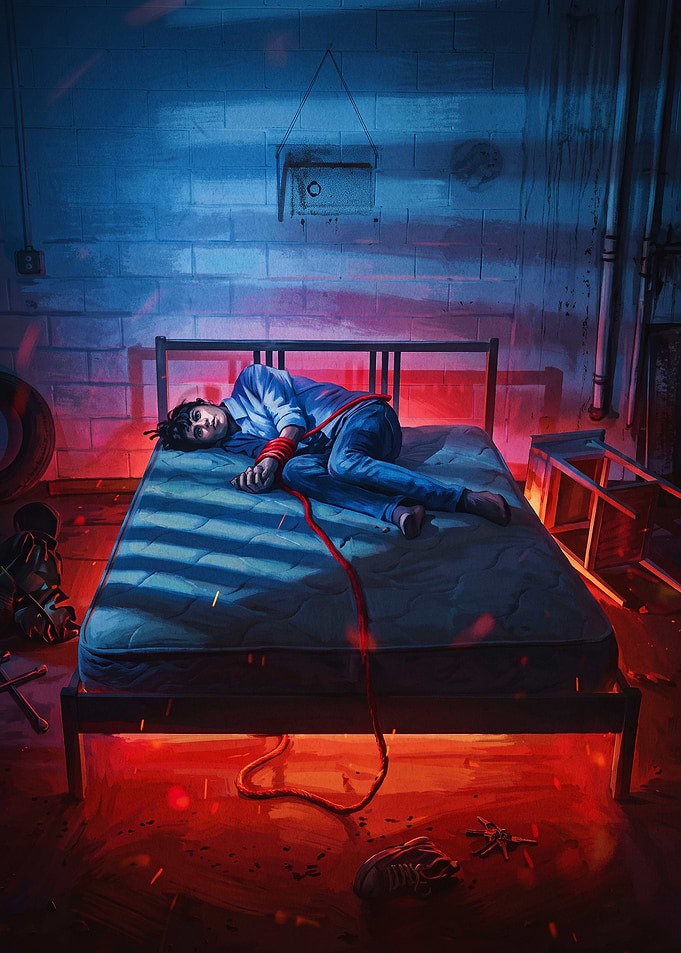 Thriller Kidnapped Bound Dark Art