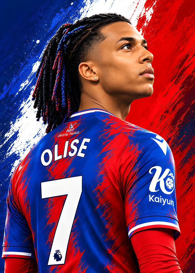 Michael Olise Crystal Palace Portrait
