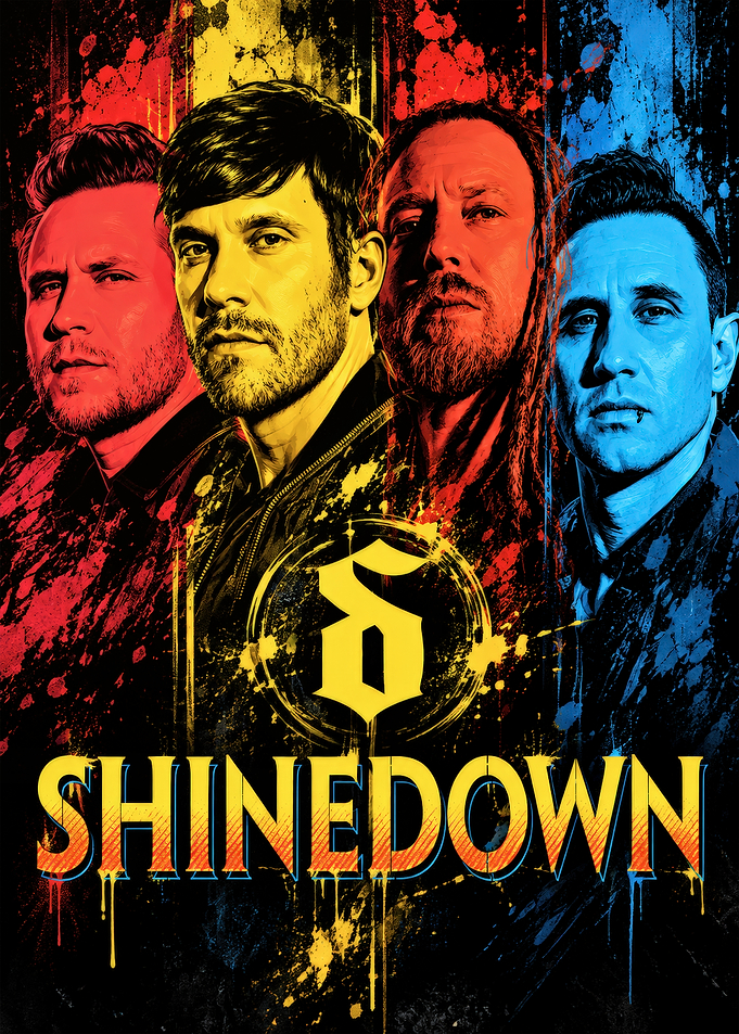 Shinedown Band Members Poster
