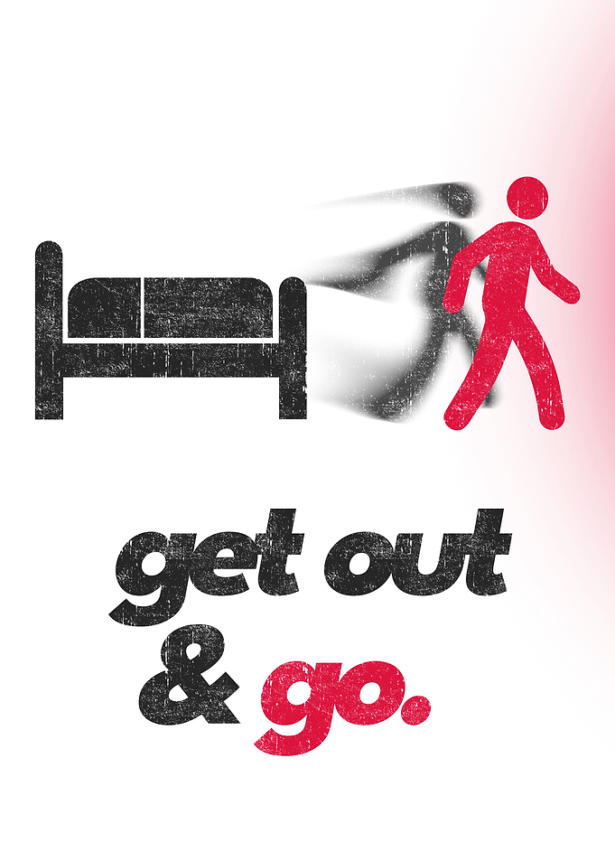 Get Out and Go Motivational Poster