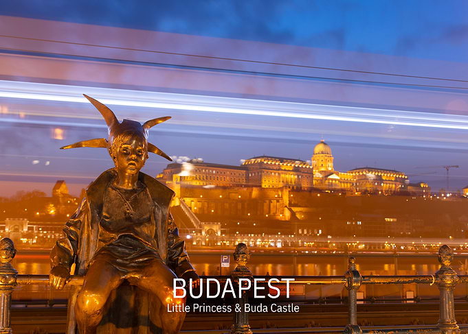 Little Princess Statue and Buda Castle