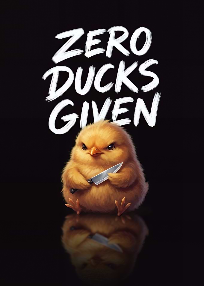 Zero Ducks Given Angry Chick