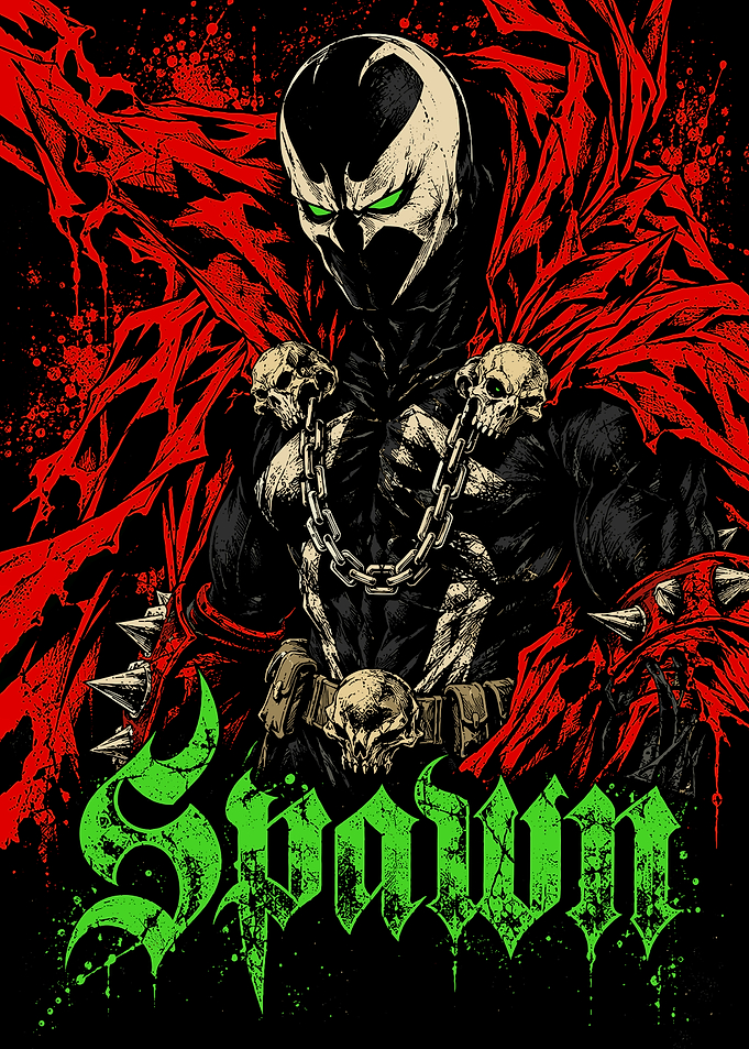 Spawn Comic Book Character Poster