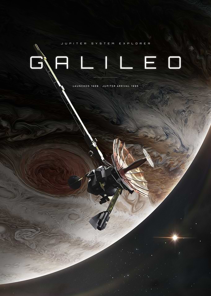 Galileo Jupiter System Explorer Poster