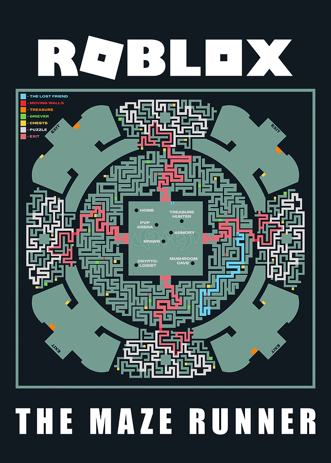Roblox The Maze Runner Map Poster