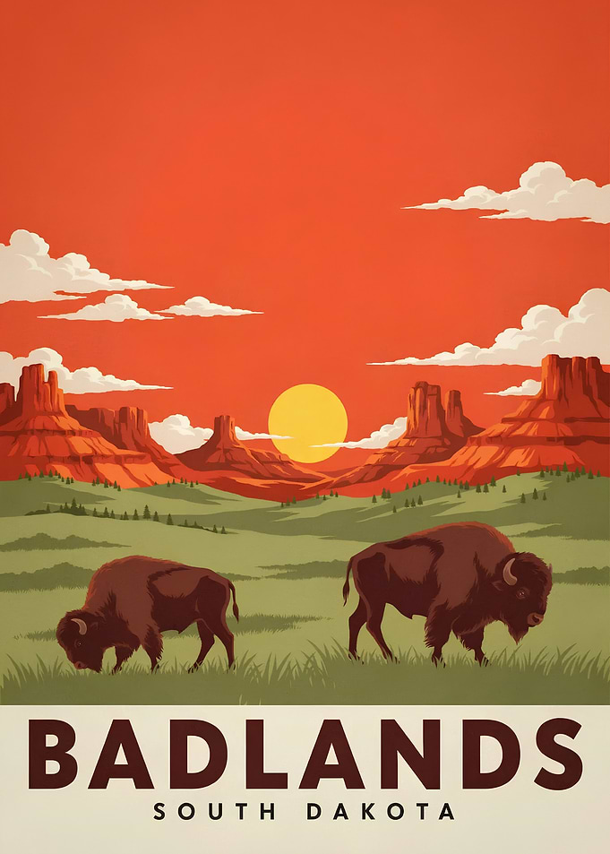 Badlands National Park South Dakota
