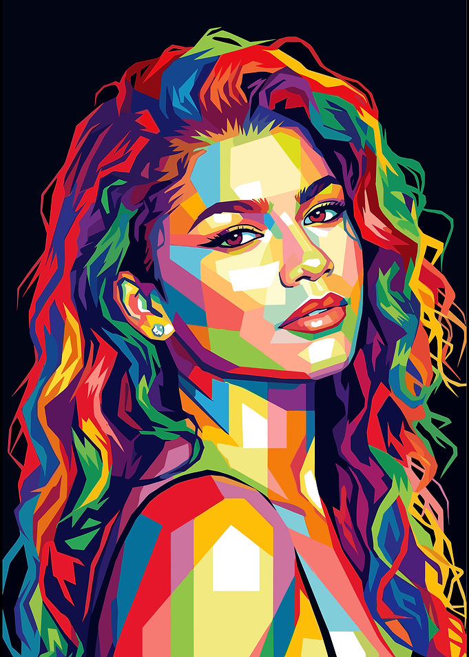 Zendaya Pop Art Portrait