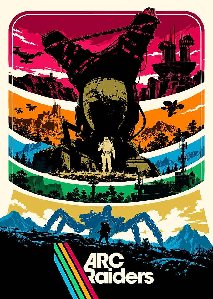 ARC Raiders Retro Style Poster