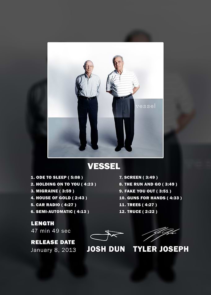 Twenty One Pilots Vessel Album Poster
