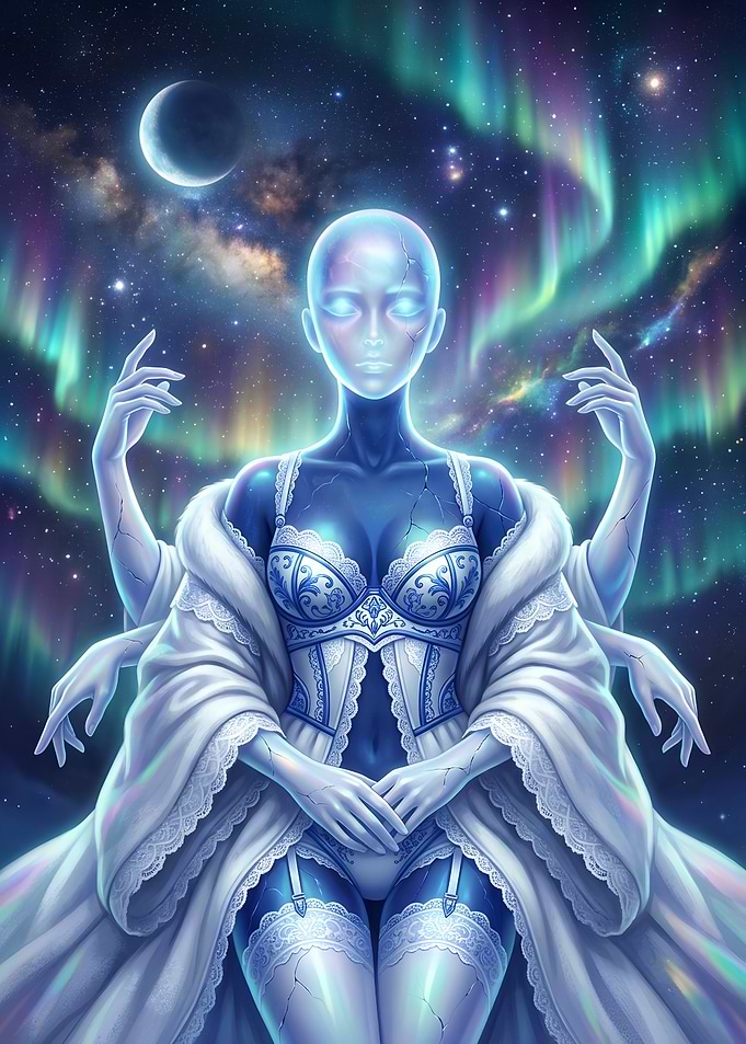 Celestial Goddess with Four Arms