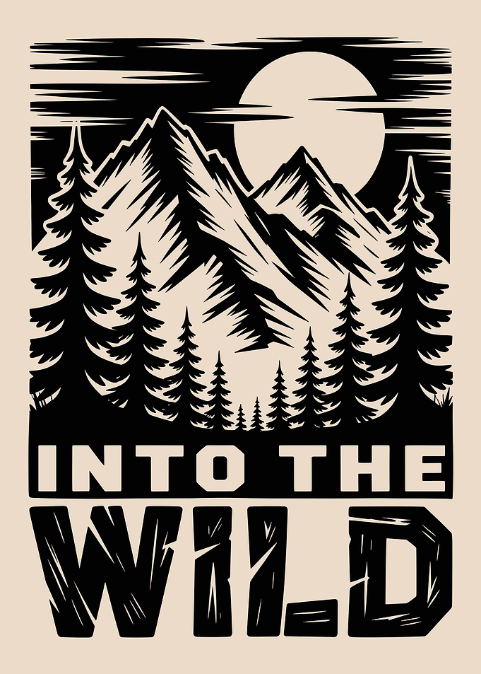 Into The Wild Mountain Poster