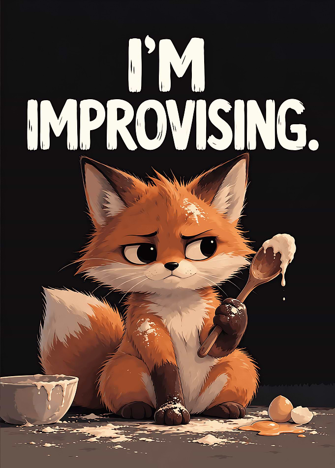 Cute Fox Baking Improvisation