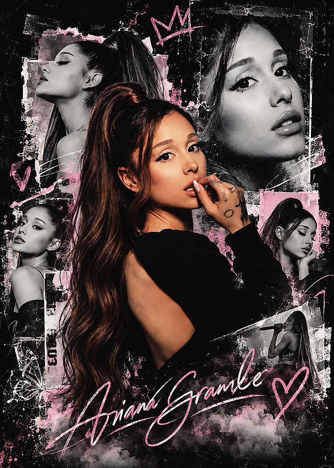 Ariana Grande Collage Poster